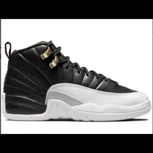 Air Jordan 12 Retro Playoff  2022 GS Size 4.5Y(6W) 153265-006 New In Box - Picture 2 of 6